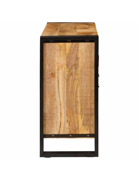 Credenza Marrone 80 x 33 x 70 cm legno massello di mango