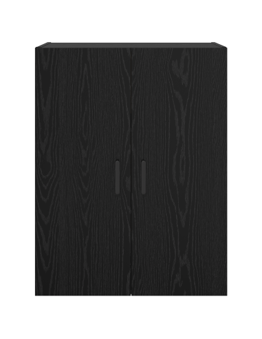 Armadietto a muro Rovere Nero 69,5 x 34 x 90 cm