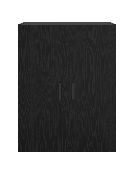 Armadietto a muro Rovere Nero 69,5 x 34 x 90 cm