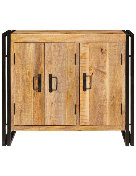 Credenza Marrone 80 x 33 x 70 cm legno massello di mango