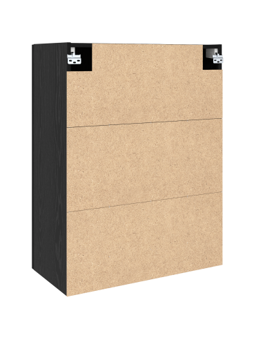 Armadietto a muro Rovere Nero 69,5 x 34 x 90 cm