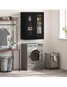 Pensile Rovere nero 69.5 x 34 x 90 cm Legno multistrato 2