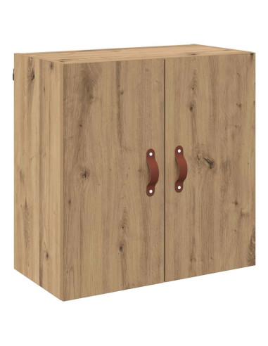 Armadietto a muro rovere artigianale 60 x 31 x 60 cm