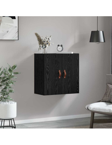 Armadietto a muro Rovere nero 60 x 31 x 60 cm Legno multistrato