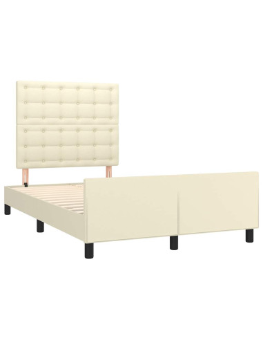 Giroletto senza Materasso Crema 120x190 cm Similpelle