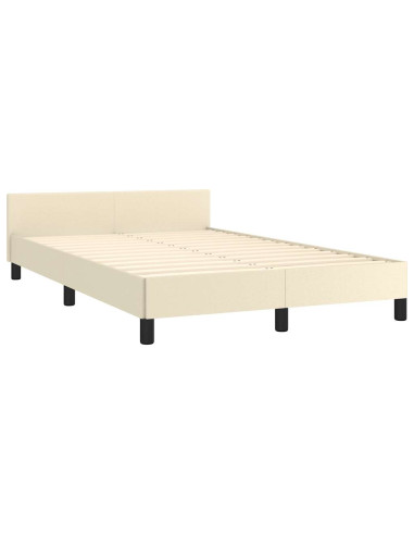 Giroletto senza Materasso Crema 120x190 cm Similpelle