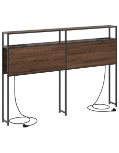 Testata contenitore Rovere marrone 150 cm Legno multistrato