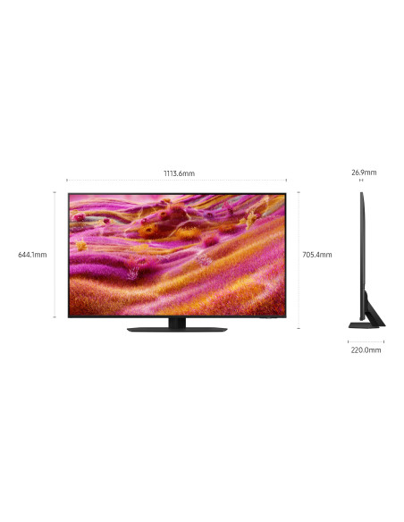 Samsung Neo QLED AI TV 50" QE50QN90FATXZT 4K Mini LED, Processore NQ4 AI Gen3, 4K AI Upscaling Pro, Motion Xcelerator 165Hz, Neo