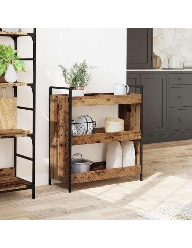 Carrello da Cucina Legno vecchio 70 x 30 x 82 cm