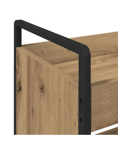 Carrello da Cucina rovere artigianale 70 x 30 x 82 cm