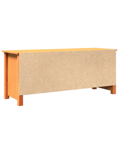 Panca per scarpe Cera marrone 110 x 38 x 45.5 cm