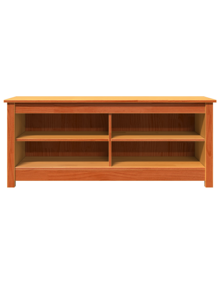 Panca per scarpe Cera marrone 110 x 38 x 45.5 cm