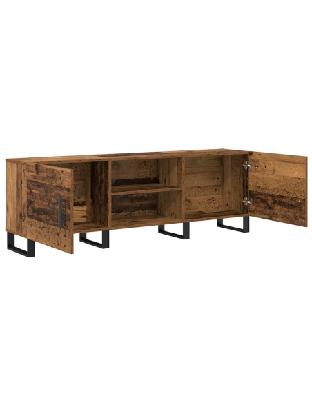 Mobile TV con lo scaffale con archiviazione con porta 150 x 30 x 50 cm Legno multistrato