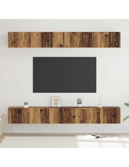 Set mobile TV 6 pcs Legno vecchio 60 x 30 x 35 cm
