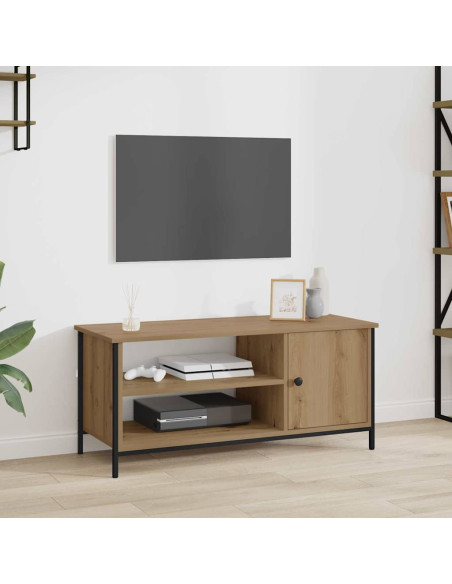 Mobile TV rovere artigianale 100 x 40 x 45 cm Legno multistrato
