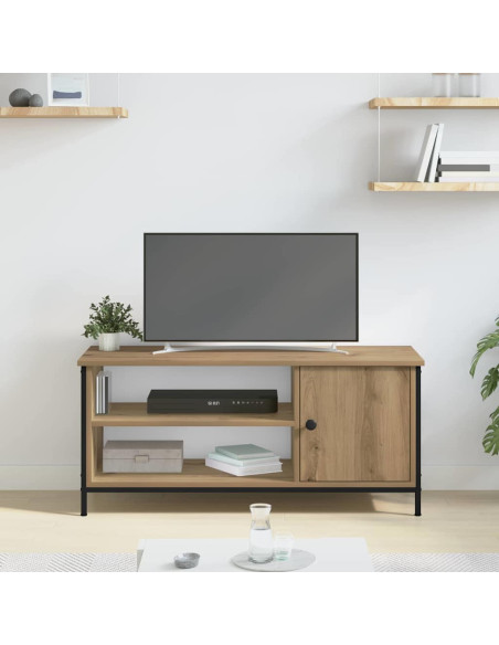 Mobile TV rovere artigianale 100 x 40 x 45 cm Legno multistrato