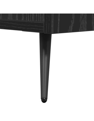 Mobile TV Rovere nero 150 x 30 x 50 cm Legno multistrato