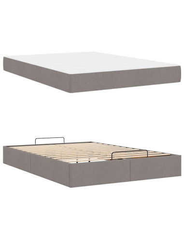 Struttura letto con materasso con materasso 2 pcs Talpa Tessuto