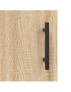 Credenza Rovere Sonoma 69,5x34x180 cm in Legno Multistrato