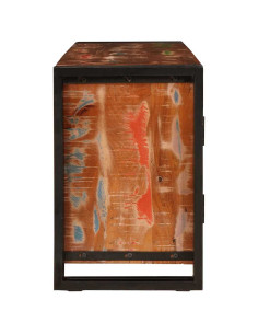 Mobile TV con lo scaffale Multicolore legno massello di riciclo