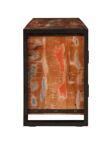 Mobile TV con lo scaffale Multicolore legno massello di riciclo