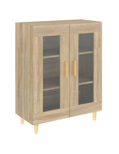 Credenza Rovere Sonoma 69,5x34x90 cm in Legno Multistrato