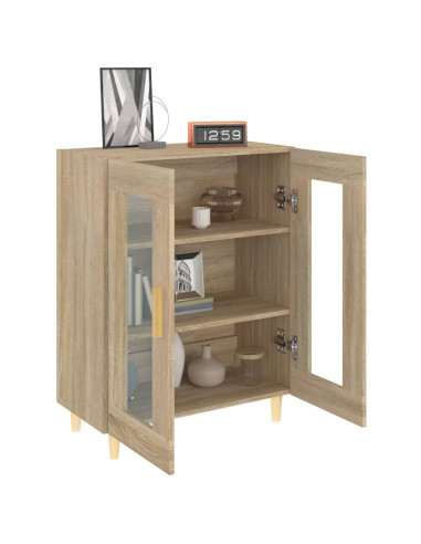 Credenza Rovere Sonoma 69,5x34x90 cm in Legno Multistrato