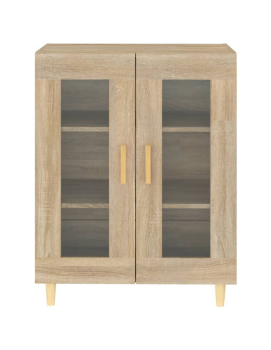 Credenza Rovere Sonoma 69,5x34x90 cm in Legno Multistrato