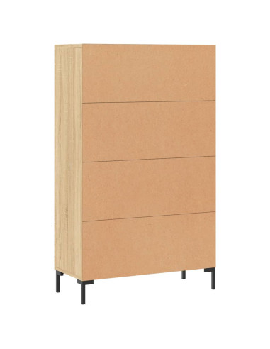 Credenza Rovere Sonoma 69,5x31x115 cm in Legno Multistrato
