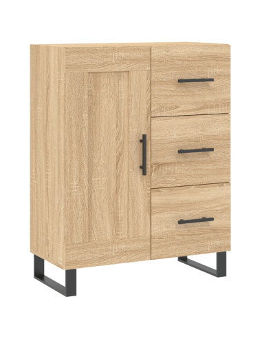 Credenza Rovere Sonoma 69,5x34x180 cm in Legno Multistrato