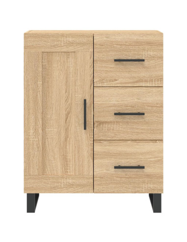 Credenza Rovere Sonoma 69,5x34x180 cm in Legno Multistrato