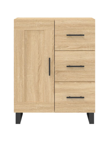 Credenza Rovere Sonoma 69,5x34x180 cm in Legno Multistrato
