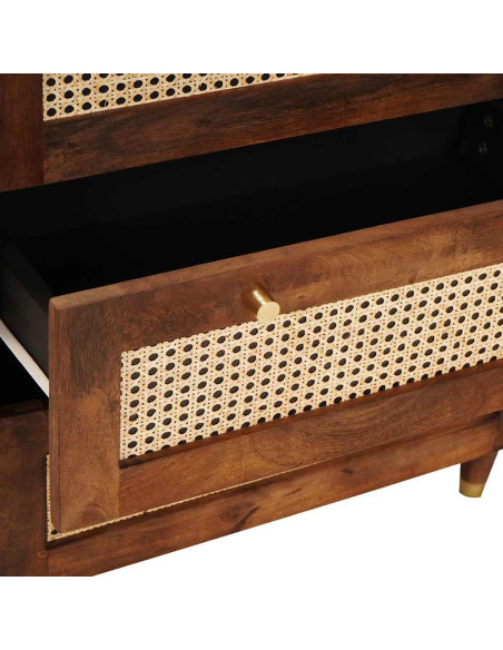 Set di Sideboard 2 pcs Marrone 60 x 33.5 x 75 cm