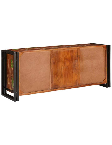 Mobile TV con lo scaffale Multicolore legno massello di riciclo