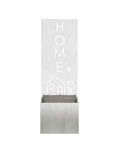 Schermo per privacy in giardino Traforo Argento 50 x 140 cm