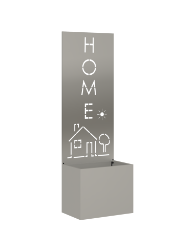 Schermo per privacy in giardino Traforo Ruggine 50 x 140 cm