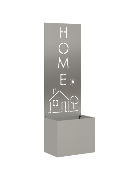 Schermo per privacy in giardino Traforo Ruggine 50 x 140 cm