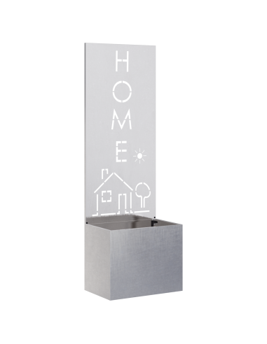 Schermo per privacy in giardino Traforo Argento 50 x 140 cm