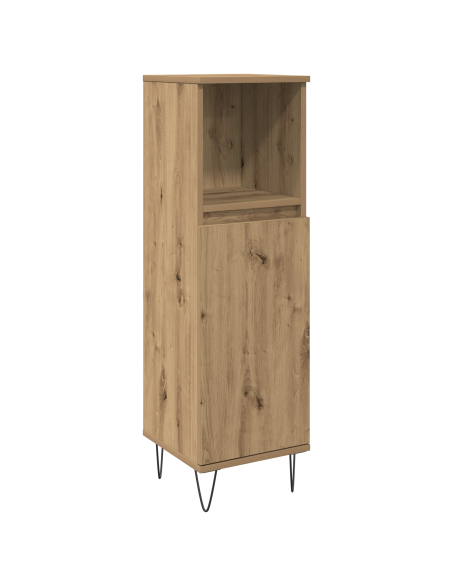 Set di mobili da bagno in 3 pezzi in rovere artigianale