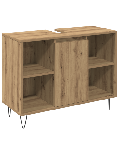 Set di mobili per il bagno con porta 3 pcs Rovere artigianale