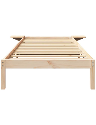 Struttura del letto Naturale 90 x 190 cm Pino massello