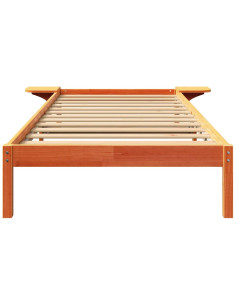 Struttura del letto Marrone cerato 90 x 190 cm Pino massello