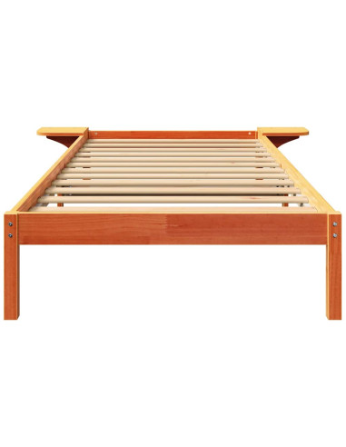 Struttura del letto Marrone cerato 90 x 190 cm Pino massello