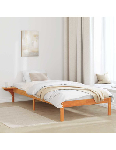 Struttura del letto Marrone cerato 100 x 200 cm Pino massello