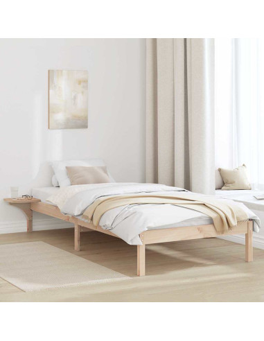 Struttura del letto Naturale 80 x 200 cm Pino massello