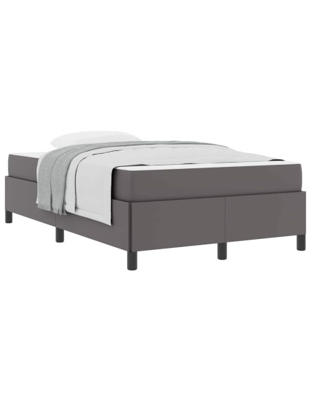 Struttura letto con materasso Grigio 120 x 190 cm