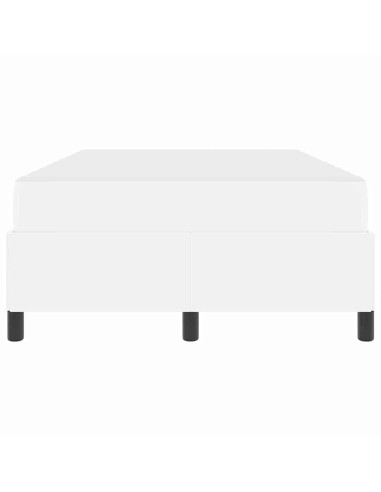 Struttura del letto con materasso Bianco 120 x 200 cm Tessuto