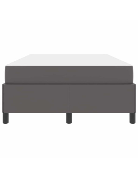 Struttura del letto con materasso Grigio 120 x 200 cm Tessuto