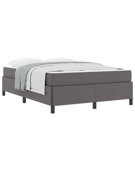 Struttura letto con materasso Grigio 140 x 190 cm