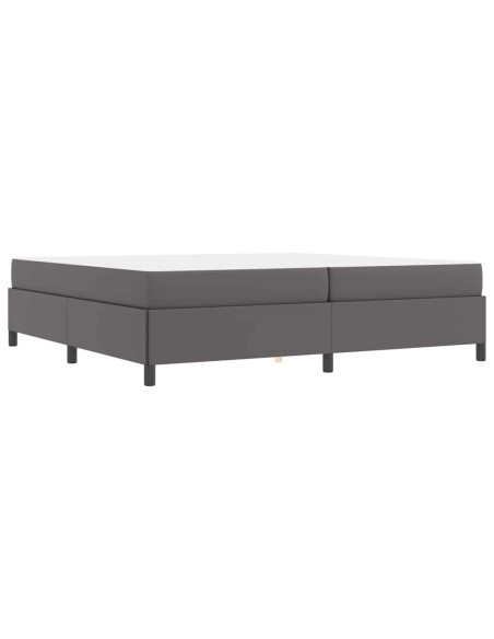 Struttura letto con materasso Grigio 200 x 200 cm